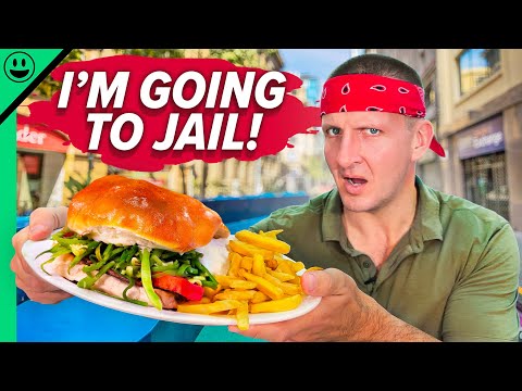 ILLEGAL Street Food in South America!!