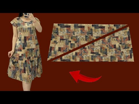 ⚘️Amazing Sewing Idea Dresses ❣️All Size 💃Sew This In 10 Minute ✨Summer Trends Dresses So Easy Style