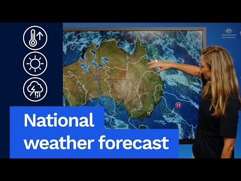 National Weather Forecast: Hot ahead of a cold front in the south; increased storms in the north