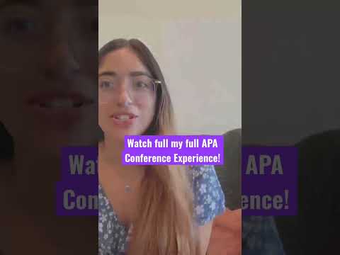 American Psychological Association 2022 Conference #shorts #youtubeshorts