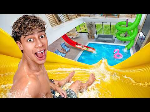 We Built a Waterpark Inside Our House!