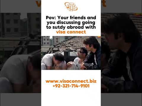 🌟✈️ Friends Finalizing Study Abroad Plans? Choose Visa Connect! #visaconnect #travel#shorts#ytshorts