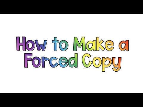 How to Make a Forced Copy of Google Slides and Change Access