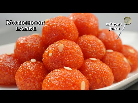 How to Make Perfect MOTICHOOR LADDU without Jhara at Home: Step-by-Step Recipe @Theapron41