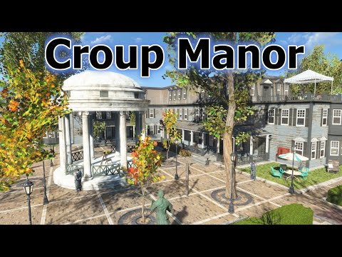 Fallout 4 Croup Manor Settlement Tour | Player Home/Mansion | Detailed Settlement/Player Home