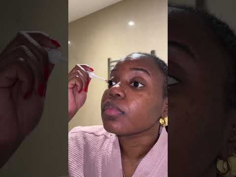 Nighttime skincare routine