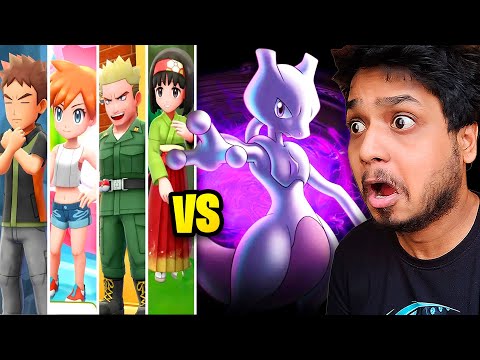 My Mewtwo vs All Gym Leader Challenge - Pokémon Let's Go Pikachu #25