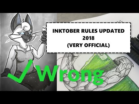 Inktober Rules 2018! (URGENT) (VERY OFFICIAL) (MUST WATCH)