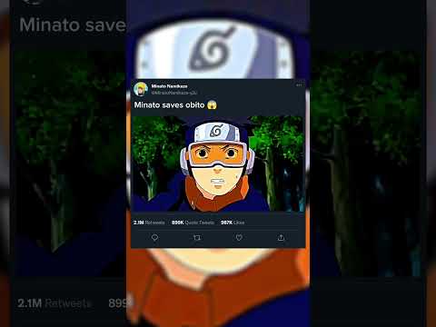 Minato saves Obito