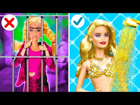 OH NO! 😱 Is Barbie in Jail ❓Ultimate Jail Makeover Stories By ChiLaLa & La La Life💖