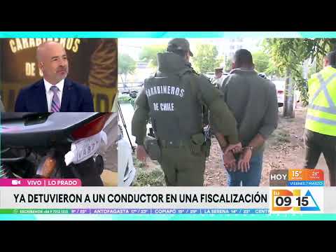 Insólito: Conductor detenido en Lo Prado tampoco "renovó la falsificación" | Tu Día | Canal 13