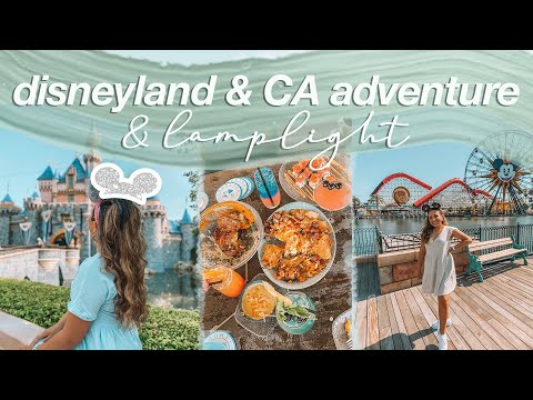 DISNEYLAND VLOG | park hopping, lamplight lounge, avengers campus merch