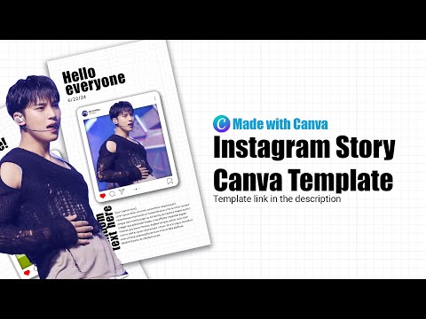 How to make creative Instagram Story | Canva Template | Free Template