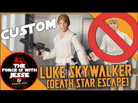 CUSTOM LUKE SKYWALKER DEATH STAR ESCAPE - STAR WARS THE VINTAGE COLLECTION