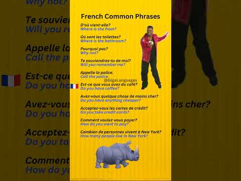 French Common Phrases Part 19 #LearnFrench #FrenchPhrases