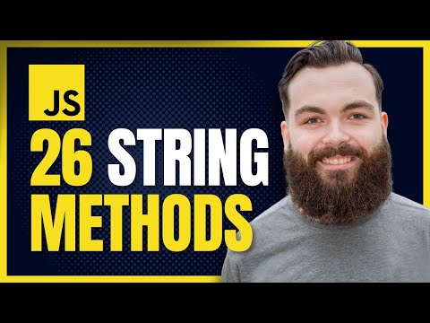 26 Built-in String Methods | JavaScript