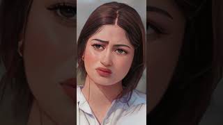 Zard Patton Ka Bunn Episode 09 Watercolor Painting #hamzasohail #sajalali #ZardPattonKaBunn