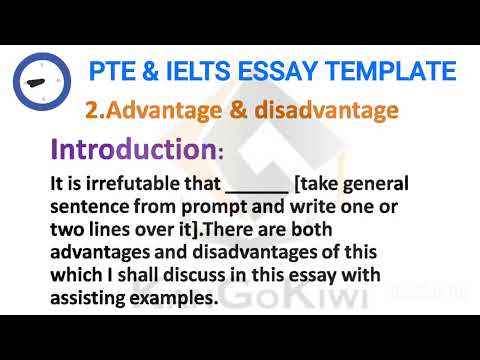 90 Score Template| PTE latest Writing Essay Template Changes 2024| Tips #pte #ptewriting KanGoKiwi