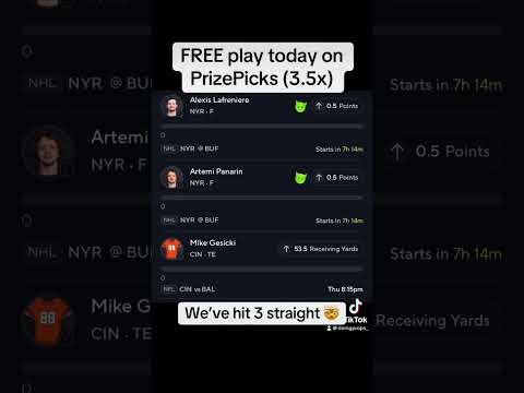 (3 Straight ✅) My BEST PrizePicks play today 🏈🏒 11/7