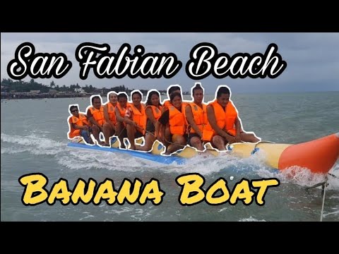 San Fabian Beach Banana Boat | San Fabian Pangasinan