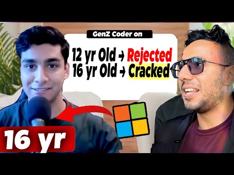 THIS 16 Year Old Coder Got a Job at Microsoft 🤯  (HIGH SCHOOL to BIG Tech) Ft. Rayyan Siddiqui!