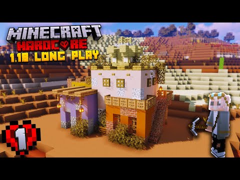 EPIC Mesa Starter House! | Minecraft 1.18 Hardcore Survival Long Play (#1)