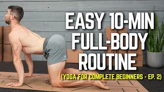 Yoga for Complete Beginners - Ep. 2  | 4 Gentle Yoga Poses For Your Back