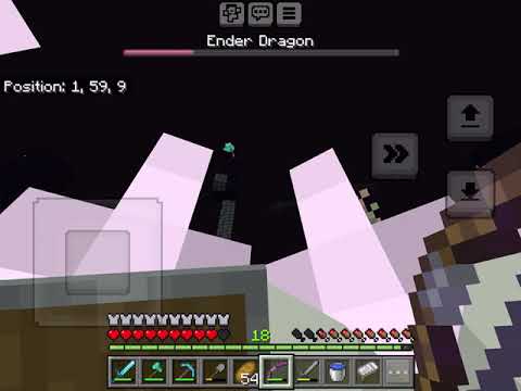 Beating the ender dragon without it perching