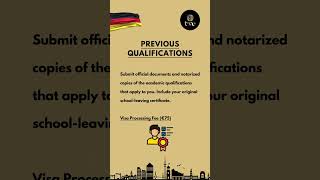 Required Documents To Apply For Germany Study Visa 2024. #thevisaengineers