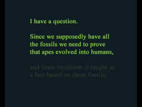 Evolution education video from godtube