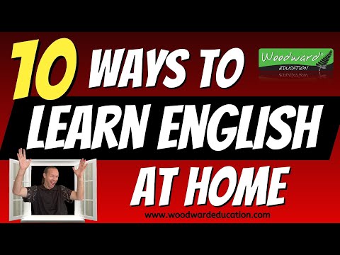 10 Ways to Learn English at Home - Learn English without leaving the house