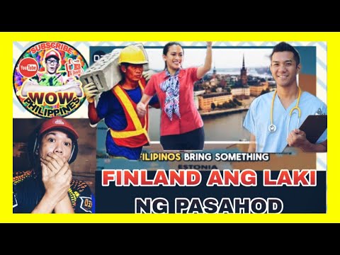 BAKIT PINOY ANG HANAP NILA SA FINLAND/KASI MAGALING AT TAPAT SA TRABAHO MALAKI ANG PASAHOD ?