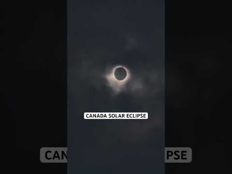 CANADA SOLAR ECLIPSE #shorts #eclipse