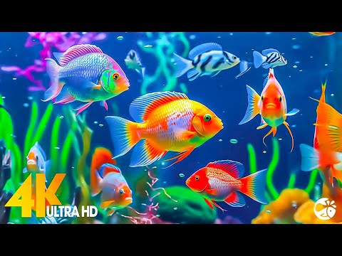 The Best 4K Aquarium for Relaxation 🐠 Relaxing Oceanscapes - Sleep Meditation 4K UHD Screensaver