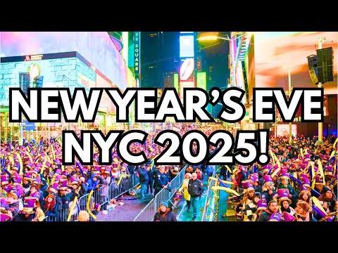 NYC LIVE 🍾 TIMES SQUARE New Year's Eve 2025 🎊