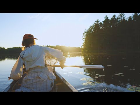 Peaceful Evening Camping and Fishing on a Remote Lake