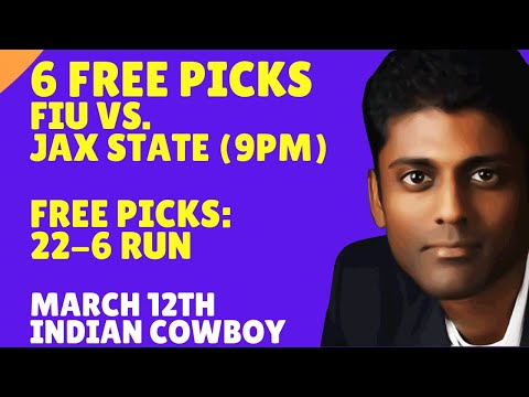 Wednesday College Basketball Picks Predictions Best Bets 03/12/2025 Indian Cowboy Picks Predictions