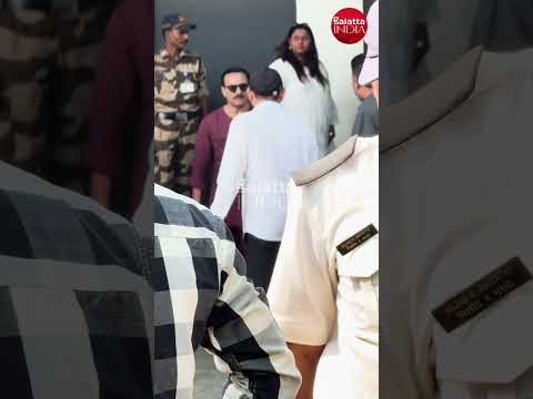 Saif Ali Khan and Kareena Kapoor arrive at Kalina airport in style! ✨✈️ #saifalikhan #kareenakapoor