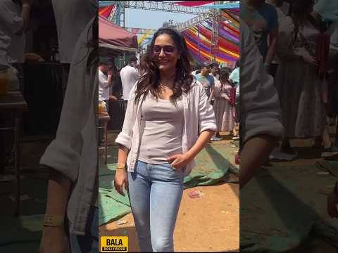 Divya Agarwal at Holi Party #divyaagarwal #shortsvideo