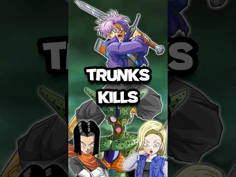 Every Future Trunks Kill! #shorts #dragonball #goku