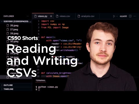 Reading and Writing CSVs - CS50P Shorts