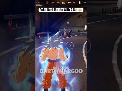 Goku Hit Naruto With A Bat 😭 #naruto #goku #fortnite #shorts