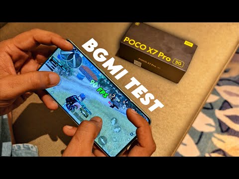 POCO X7 Pro BGMI Test With FPS Meter