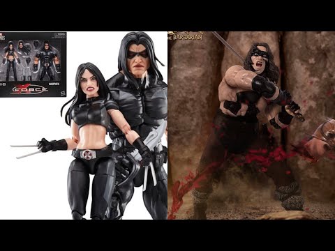 New Marvel Legends Xmen & Mezco Toyz Conan action figures available at entertainment earth