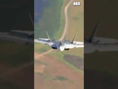 The Sukhoi Su-57 in Flight Part 2 #SukhoiSu57 #JetFighter #Aviation