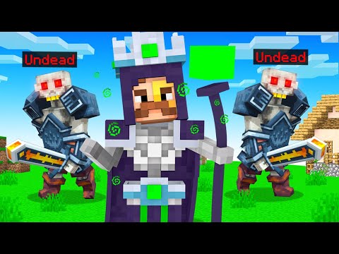 Playing as GOD NECROMANCER in Minecraft