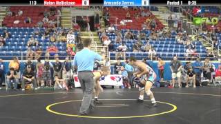 Junior 113 - Nolan Hellickson (Iowa) vs. Armando Torres (Ohio)