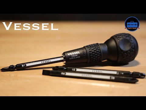 Vessel 220W-3 Ball Grip 1/4" Hex Bit