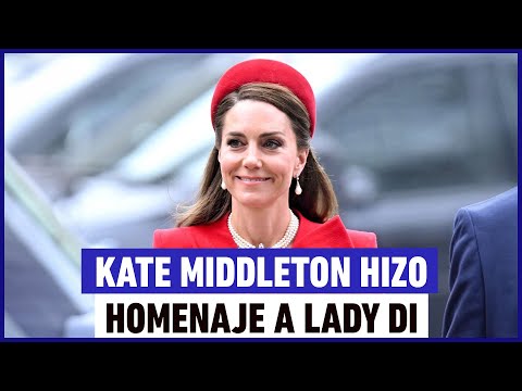 Kate Middleton homenajeó a Diana de Gales en evento