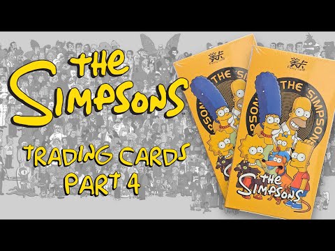 The Simpsons trading cards! Opening 2 boxes from Fancy Card